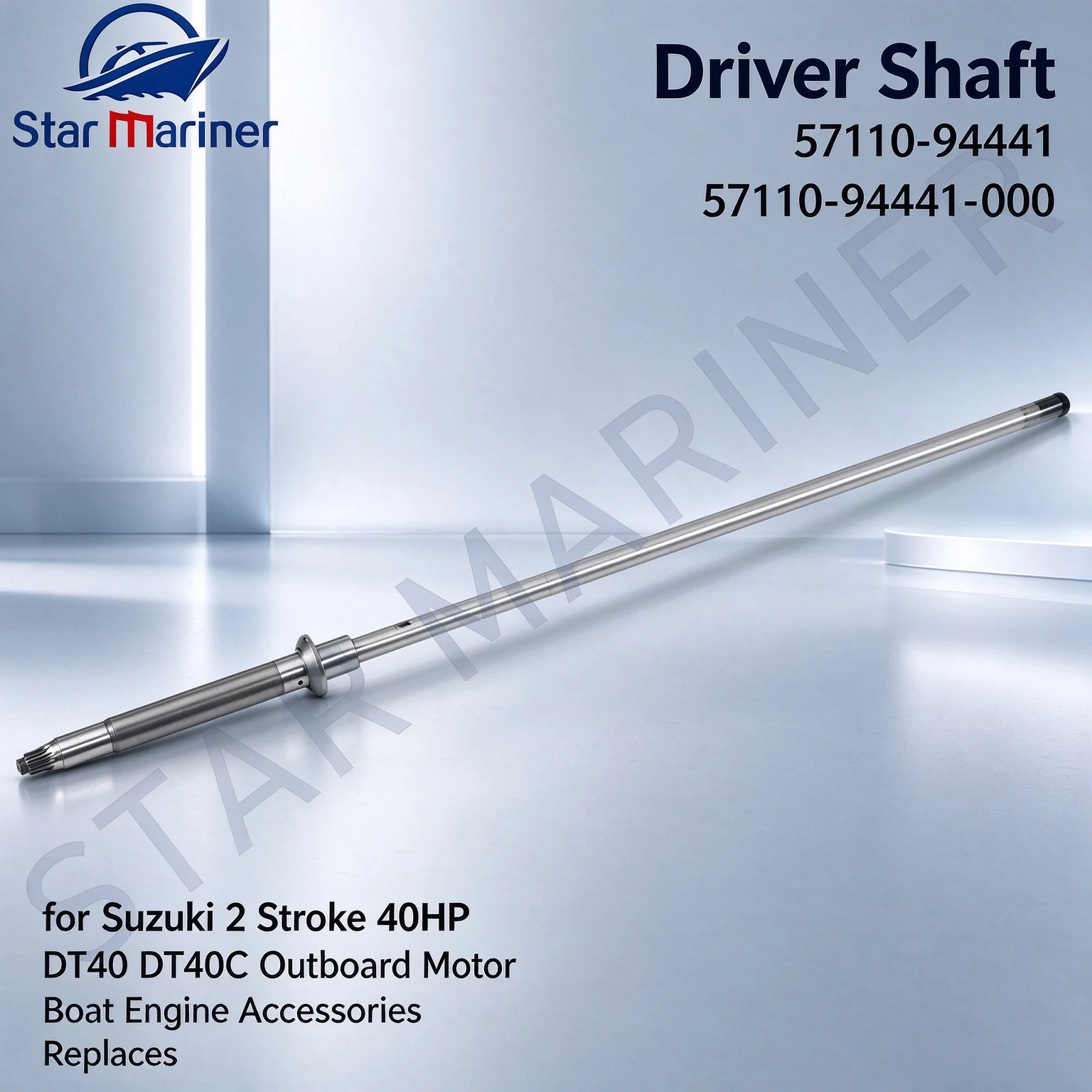 Boat Engine Parts Driver Shaft 57110-94441 57110-94441-000 For Suzuki 2 Stroke 40HP DT40 DT40C Outboard Motor