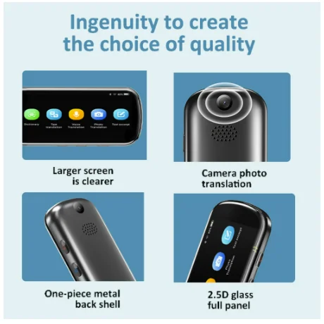 Bolígrafo traductor de fotos X5 PRO, multilenguaje en tiempo Real 112, soporte sin conexión 55, traducción de escaneo en línea, viajes de negocios al extranjero