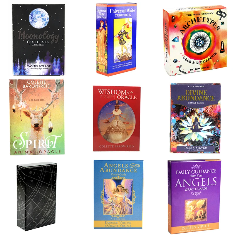 Meaning On Cards Spanish English Version Tarot Deck With Keywords Reversed Wondering Spirit Occult Adventure Time Board Game