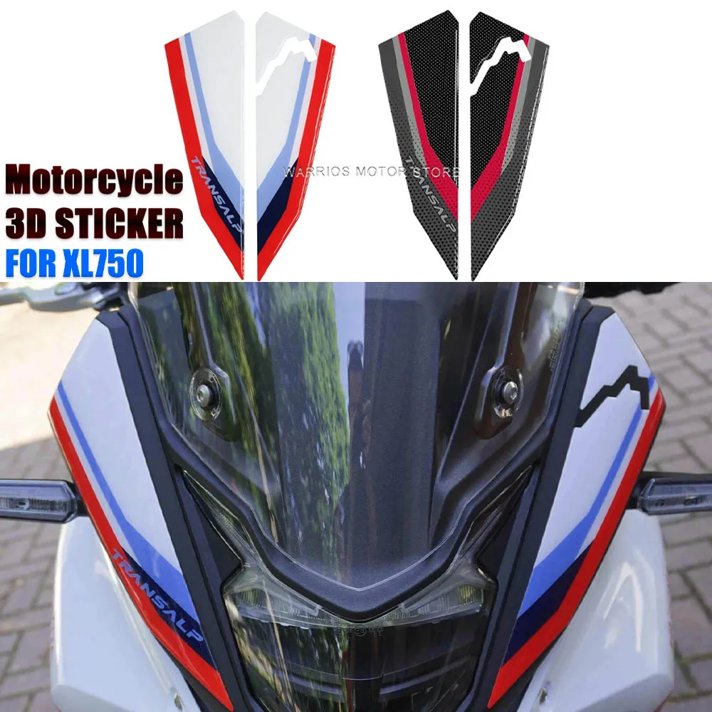 

For Honda honda XL750 xl750 Transalp Motorcycle Accessories Motorcycle Snout Front Protection 3D Sticker