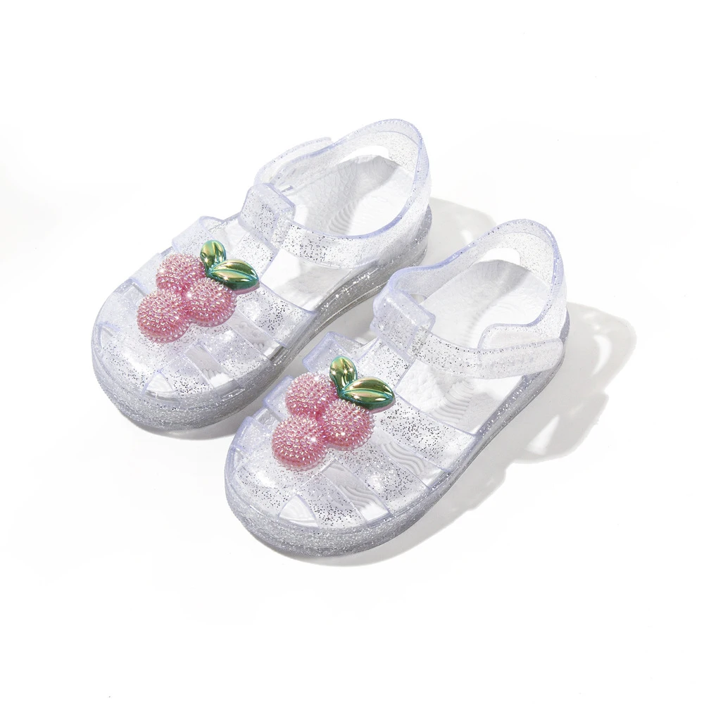 Girls' cute lovely sandals baby jelly shoes 2026 new summer children's princess shoes