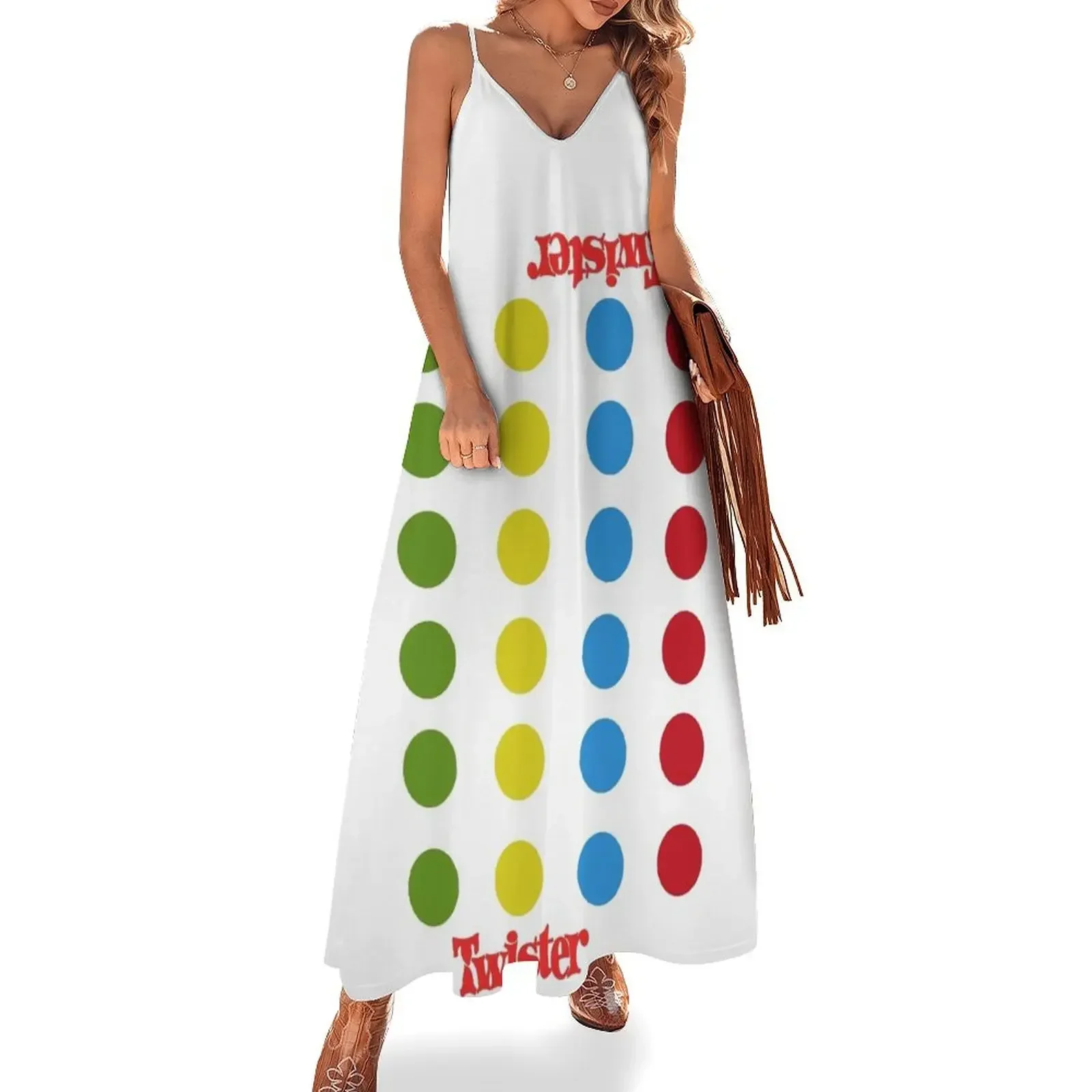 

Twister Shower Curtain Sleeveless Dress womens dress woman dress beach