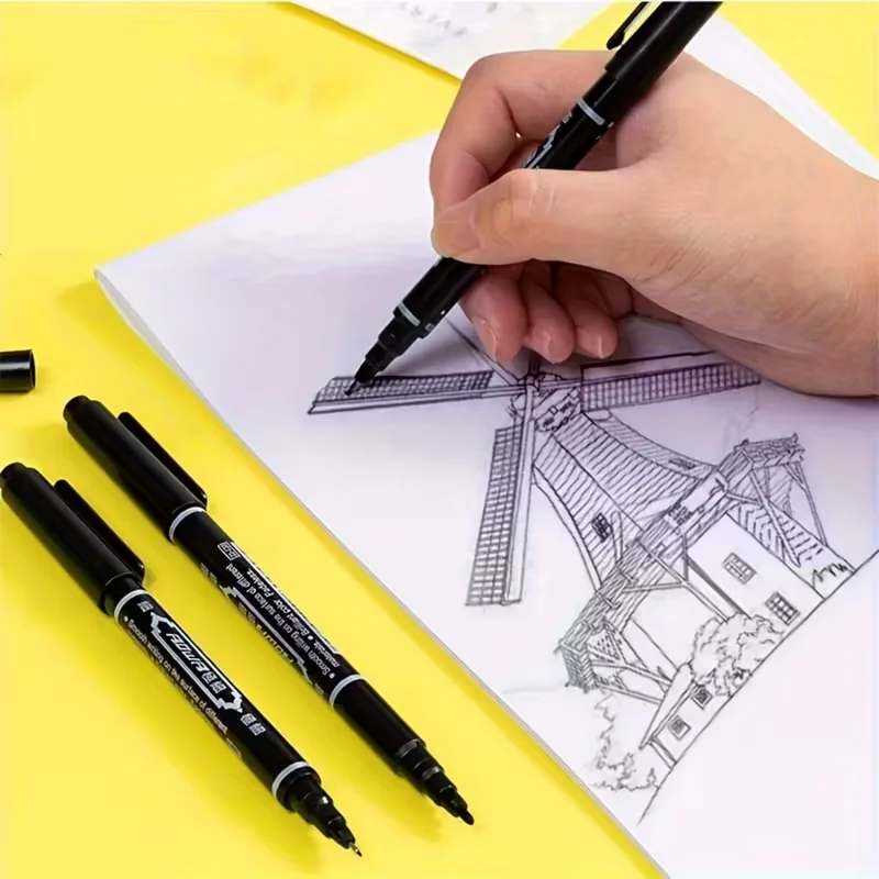 Pennarelli industriaci e da giardino Pennarelli permanenti. Inchiostro resistente alle intemperie per metallo, utensili per la lavorazione del legno e etichette per piante, regalo ideale