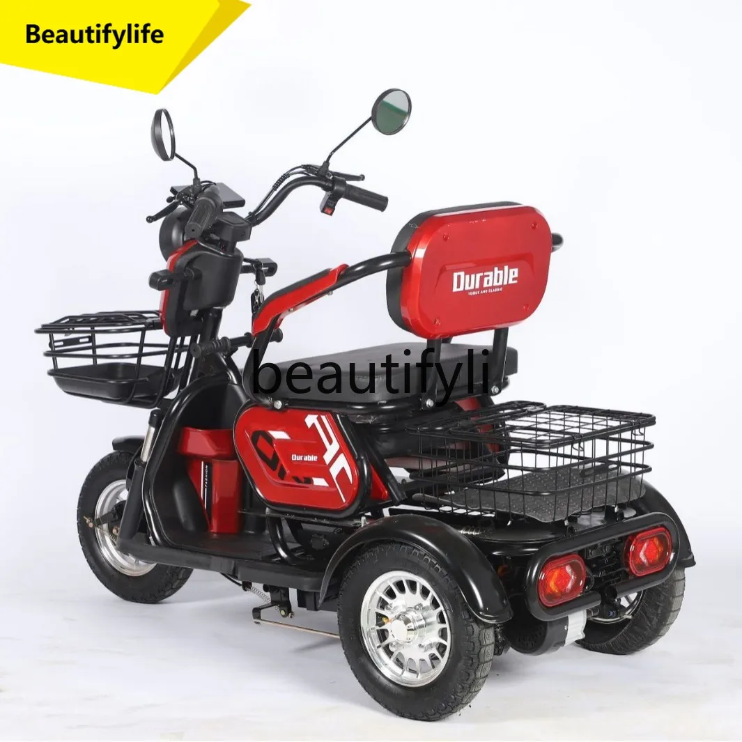 

A61 Cool Three-Wheel Electric Scooter for Adults and Seniors, Small Electric Bike for Commuting