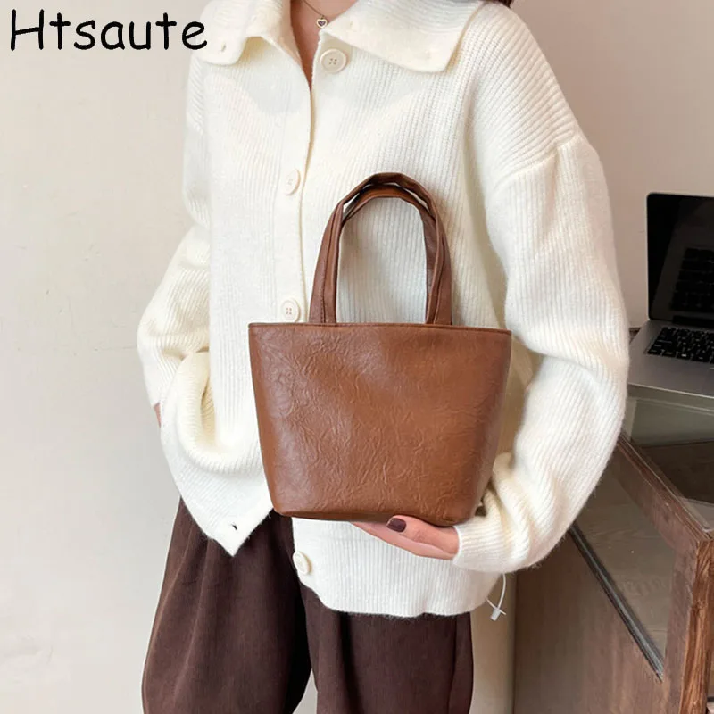 

Mini Top-handle Bags Pu Leather Hand Small Handbags Women Shoulder Shopping Bag Luxury Designer Tote Shopping Top Handle Bag