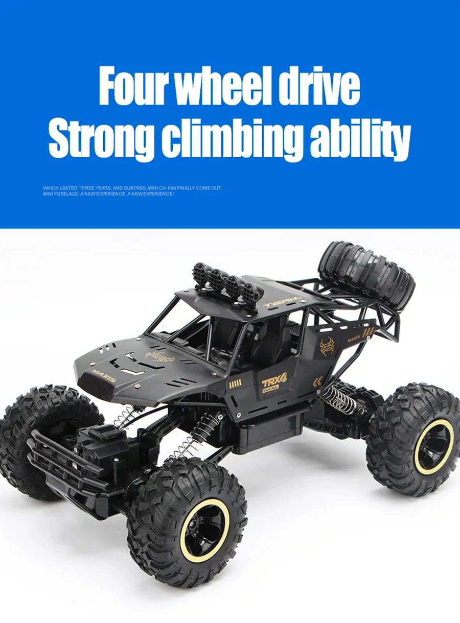Oike 1:16 /1:12 All Terrain RC Car 30KM/H High Speed 4WD Electric Remote Control Buggy 4X4 Off-Road Truck Vehicle Model Toy Gift