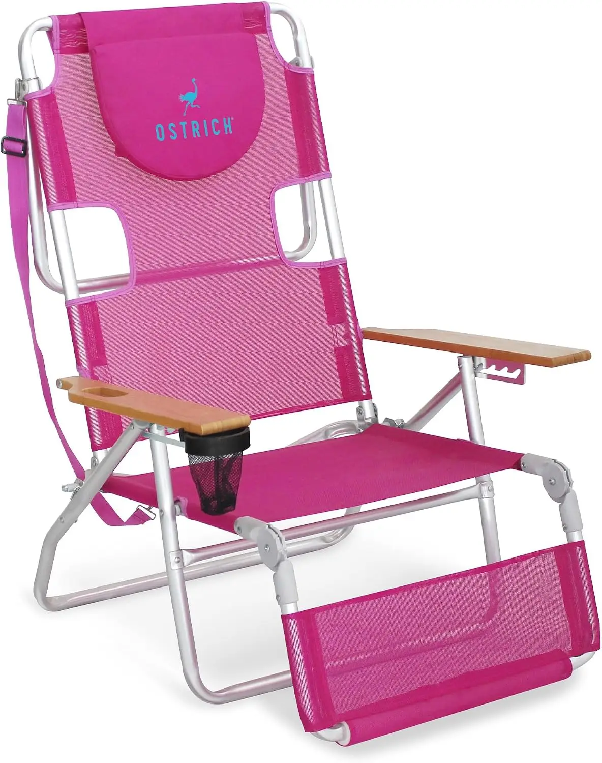 Pink Relaxing Beach Seat Original 3N1 Reclining Lounge Chair
