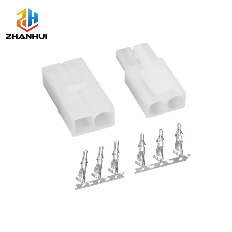 5/10Sets Tamiya 2-Pin Connector Kit - 6.2mm Pitch Male Female Plug Socket for RC Motor & Power Supply