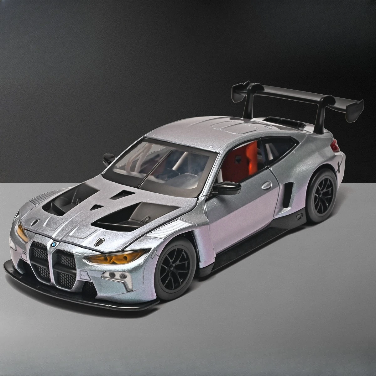 正規認定-1-24-bao-m4-ラディアントバージョン合金車モデル-シミュレーションドア開閉可能-中国の旧正月ギフトオーナメント