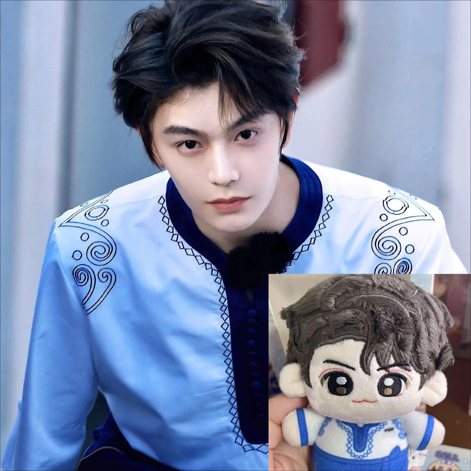Ding Yuxi 10CM Cotton Doll Printed Body Season 9 Chinese Restaurant Star Fan Surrounding Doll - view 2