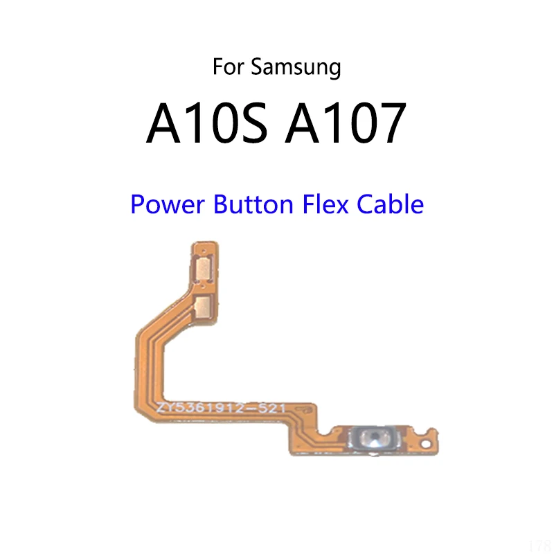 전원 버튼 스위치 볼륨 음소거 버튼 켜기/끄기 플렉스 케이블, 삼성 갤럭시 A10S A107F A20S A207F A50S A507F A70S A707F 용