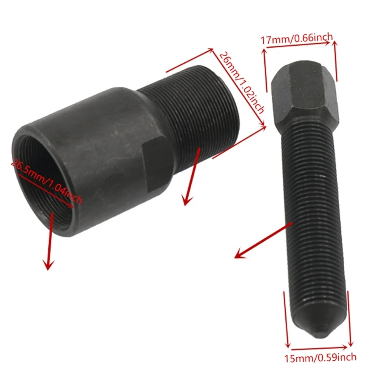 Flywheel Puller 24 มม.27 มม.สำหรับ GY6 50CC 125CC 150CC สกูตเตอร์ ATV Dirt Bike Drop ship