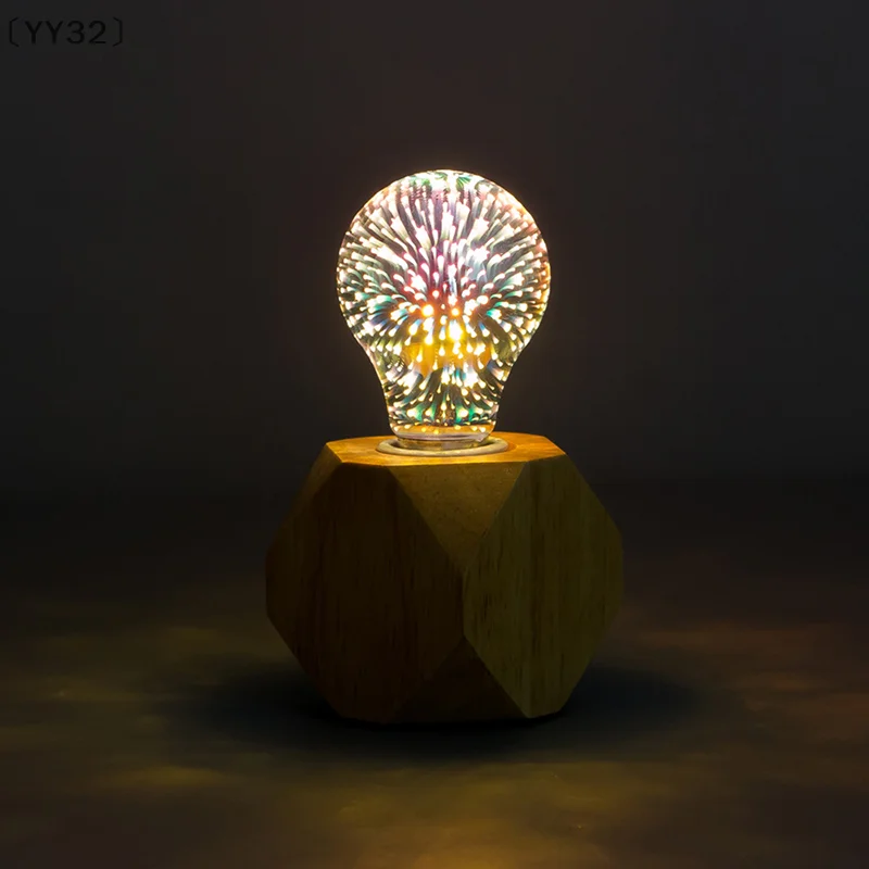 〔YY32〕 3D Decoration LED Bulb E27 6W 85-265V Vintage Light Bulb Star Fireworks Lamp