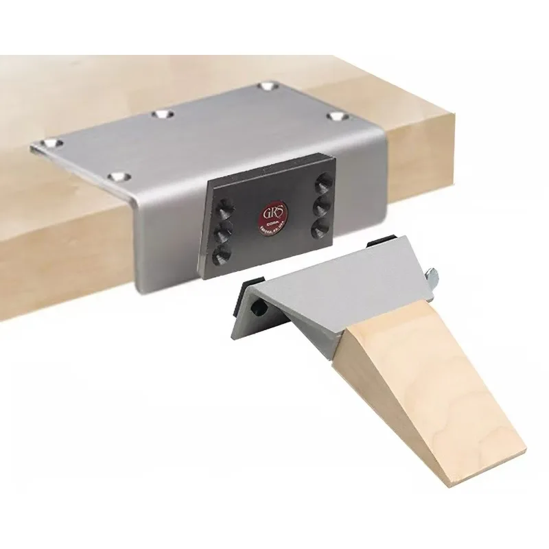 Heavy Duty Stainless Steel Dovetail Fixing Plate, Bearing Bracket for Iron Workbench Lifting Table Installation System