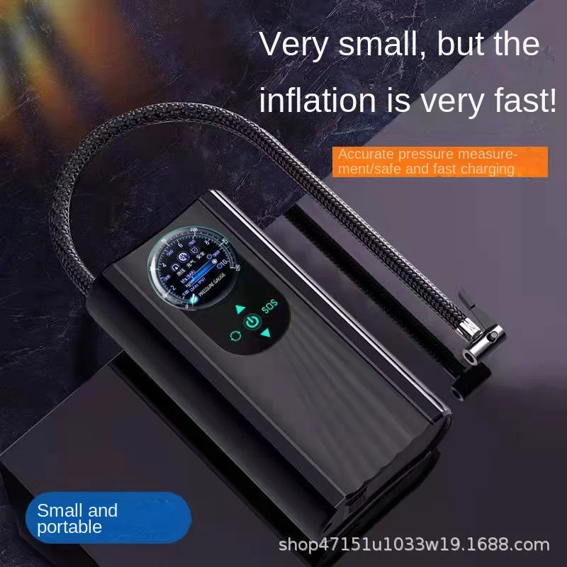 

Новый перезаряжаемый воздушный насос, портативный компрессор, цифровой беспроводной автомобильный насос для накачивания шин, электрический автомобиль, велосипед, универсальный