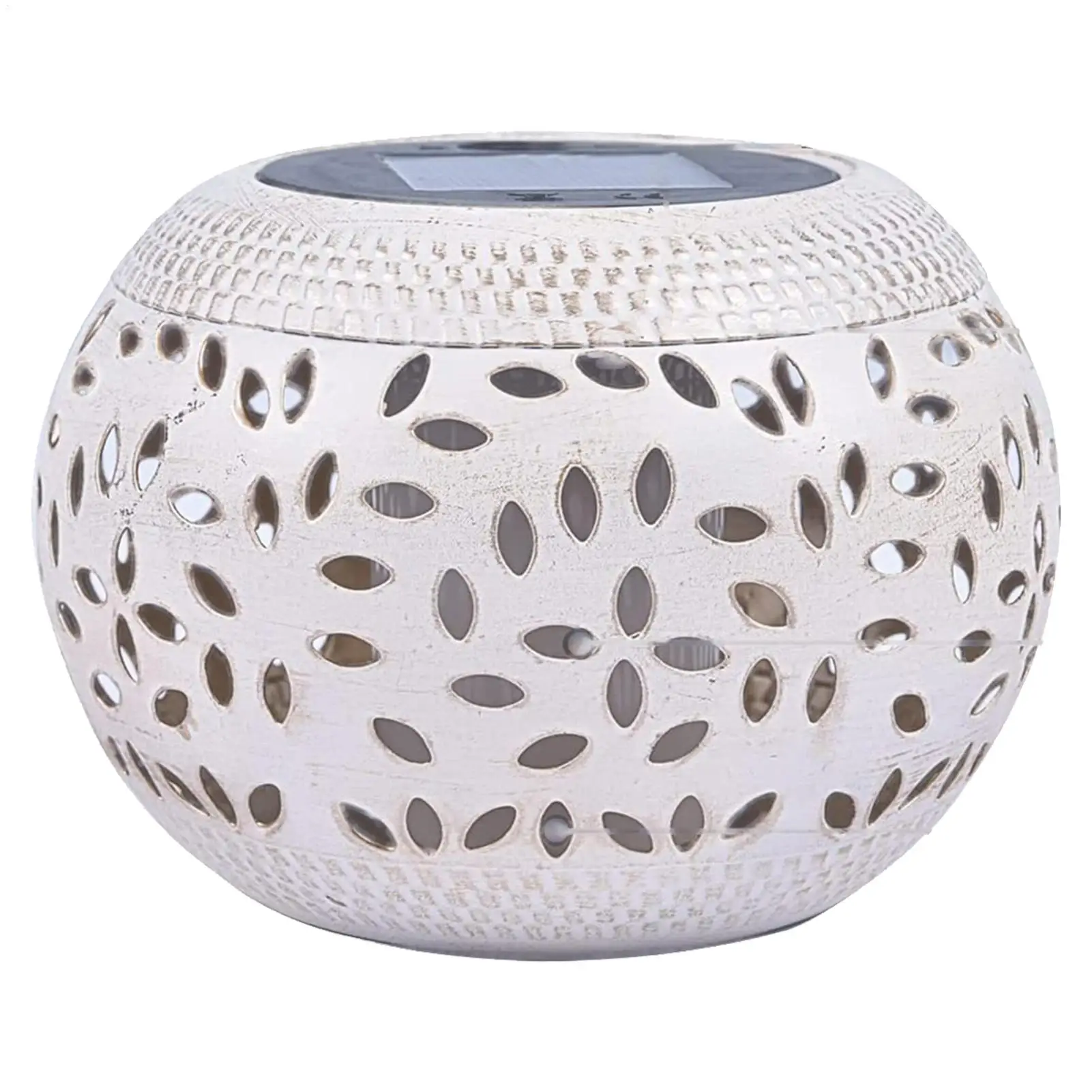 Garden Solar Lamps Solar Lights For Garden Decorative Outdoor Waterproof Solar Lights Garden Hollow Vintage Metal Solar Lantern