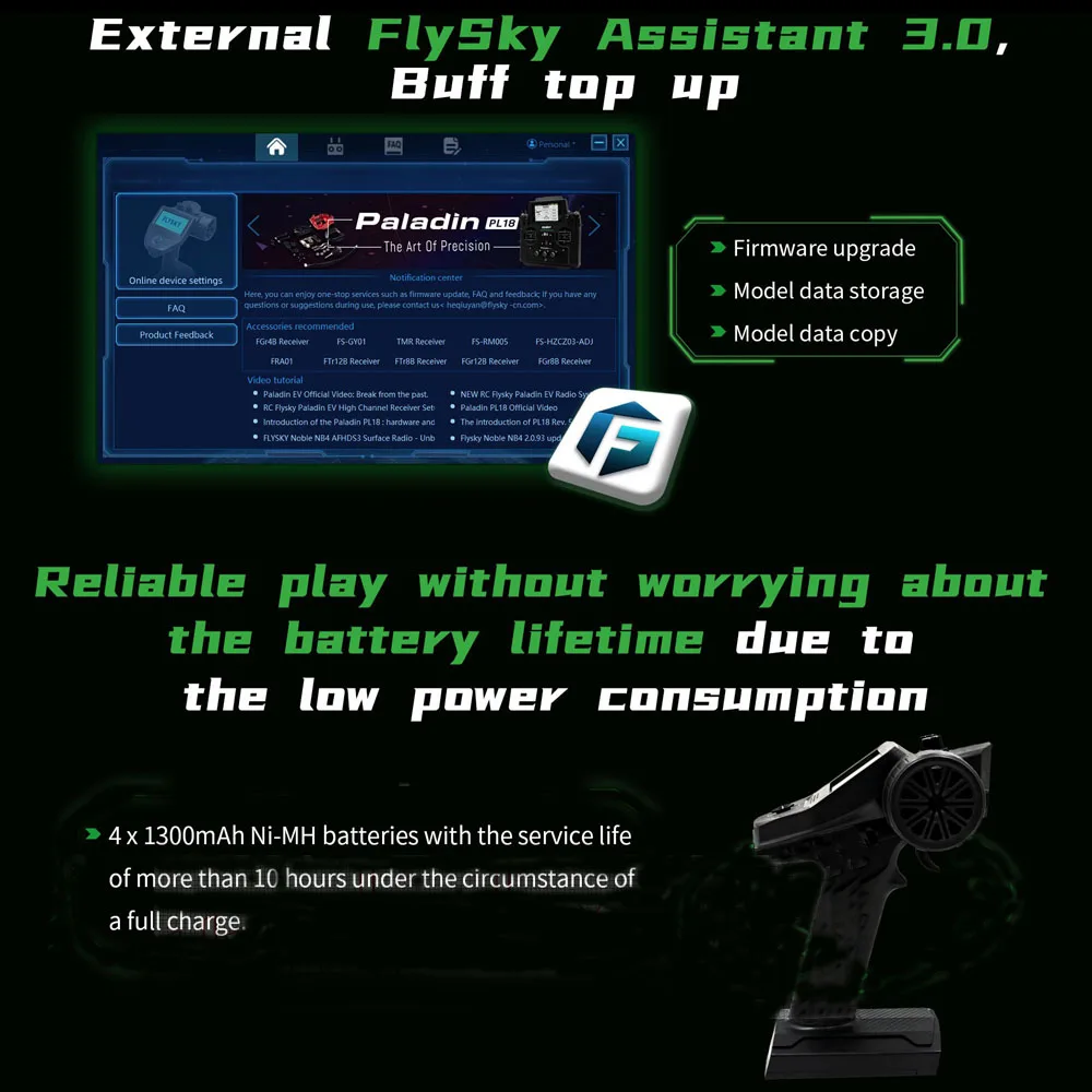 무선 FLYSKY 송신기 FS-G7P G7P 2.4G 7CH ANT 프로토콜 PWM PPM I-BUS SBUS 출력, RC 자동차 보트 용 RC 수신기