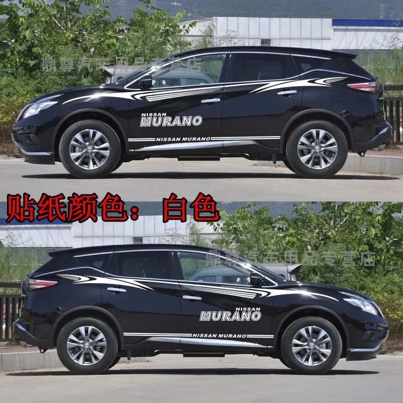 

Виниловая наклейка для автомобиля, индивидуальная фольга для внедорожников для Nissan Murano 2015-2022, спортивные декоративные наклейки на кузовную сторону