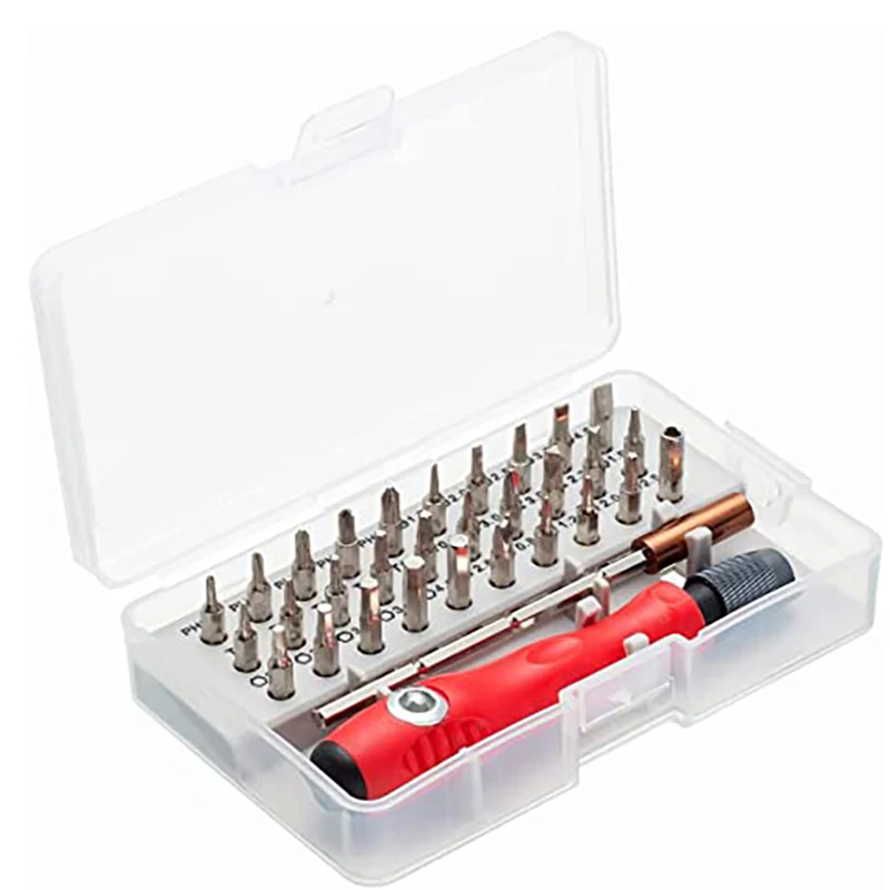 32-in-1 Multi-function Screwdriver Set Mobile Phone Digital Camera Plug Razor Teardown Repair Tool Screwdriver Bit Set