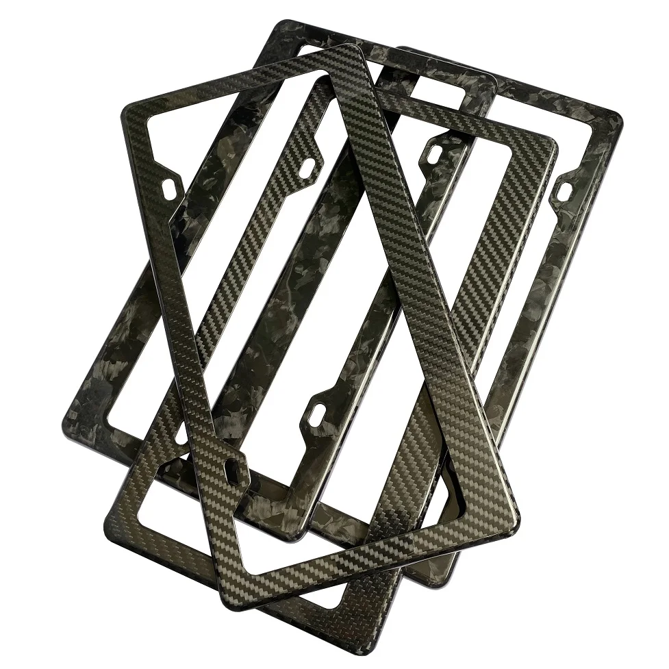 

Рамка номерного знака американского автомобиля из углеродного волокна, кованая рамка номерного знака из углеродного волокна, рамка номерного знака автомобиля