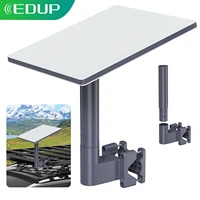 EDUP SK0084 Starlink Mini RV soporte de escalera Starlink Mini soporte de abrazadera de poste con tubo Starlink Mini soporte de techo para vehículos recreativos