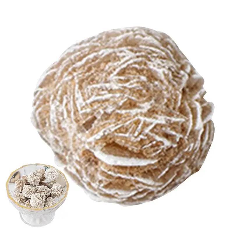 Desert Rose Crystal Mineral Raw Stone Crystal Stone Unique Natural Desert Rose Mine Strange Stone Ornaments For Living Room