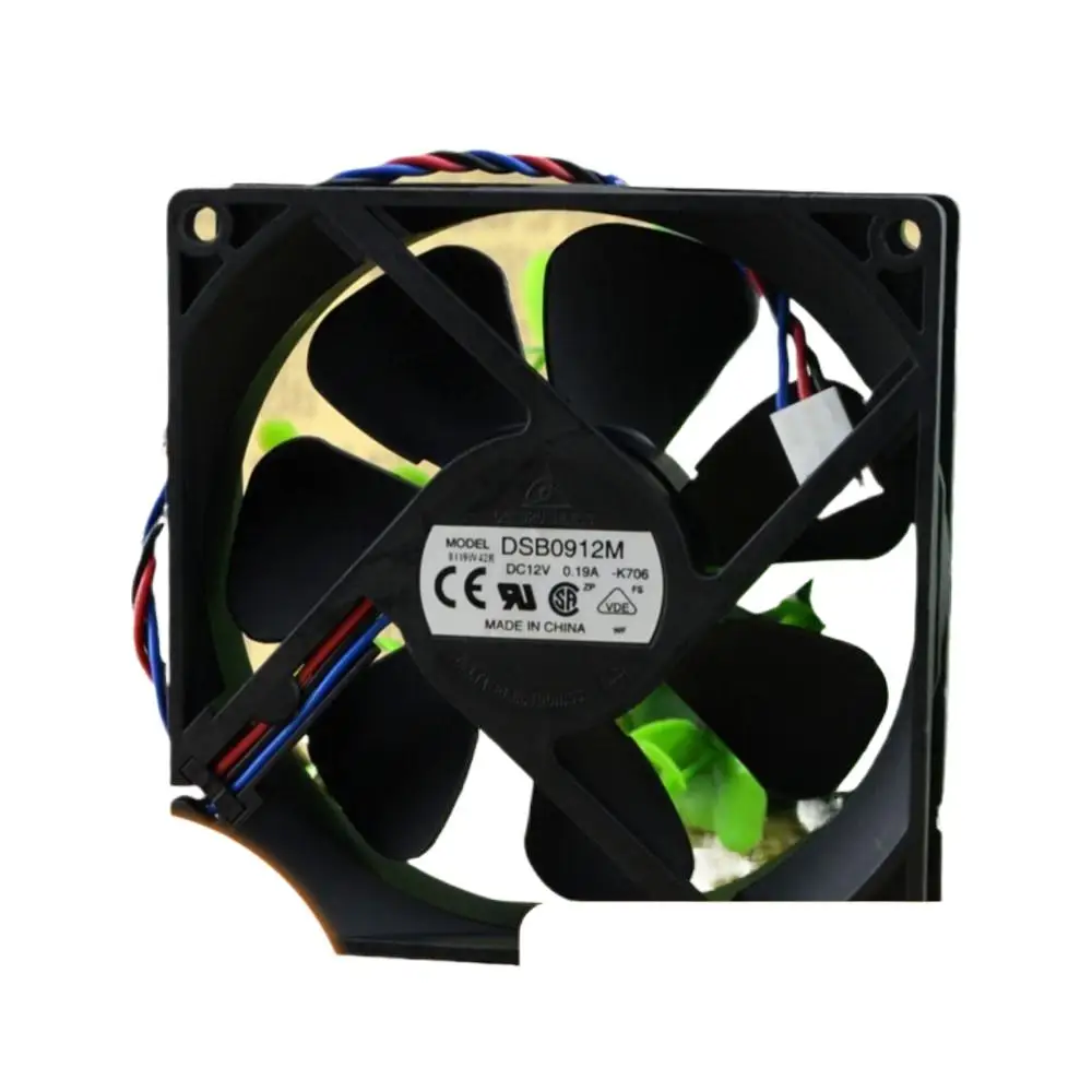 

For Delta 9025 12V 0.19A Silent Cooling Fan, 3-Wire 9cm Fan Quiet Power Supply Cooling, Computer Cases, Workstations