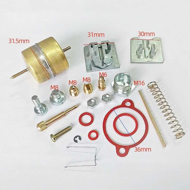 1Set mototcycle Carburetor Repair Kit Carb Rebuild Tool Gasket Set fit for K302 BWM M72 MT URAL K750 WM Dnepr