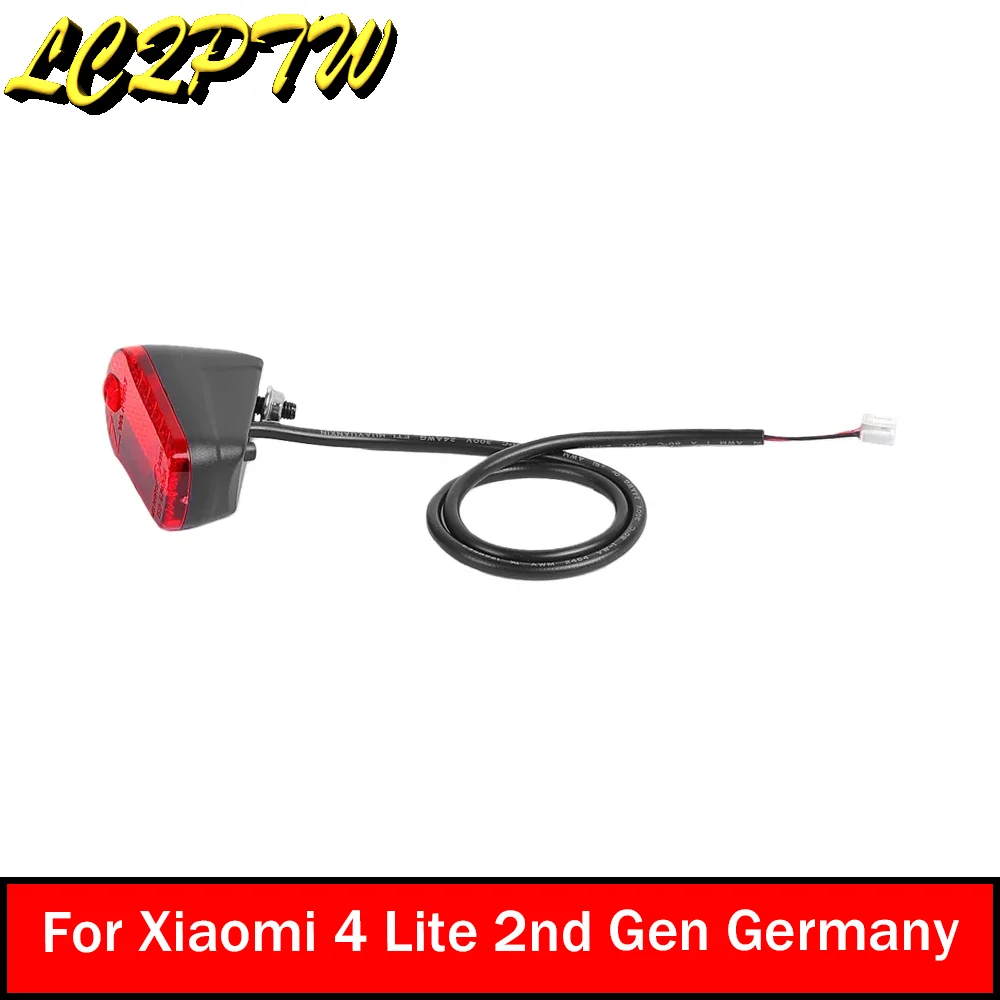 

Задние предупреждающие задние фонари, задний фонарь на крыло для Xiaomi 4, 2-го поколения, немецкая версия, аксессуары для электрического скутера, детали, задний фонарь