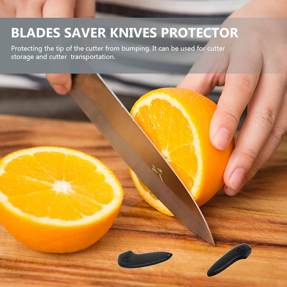 25 Pcs Blade Tip Set Wear-resistant Tips Covers Knives Blades Multi-function Kitchen Stuff Blue Protector