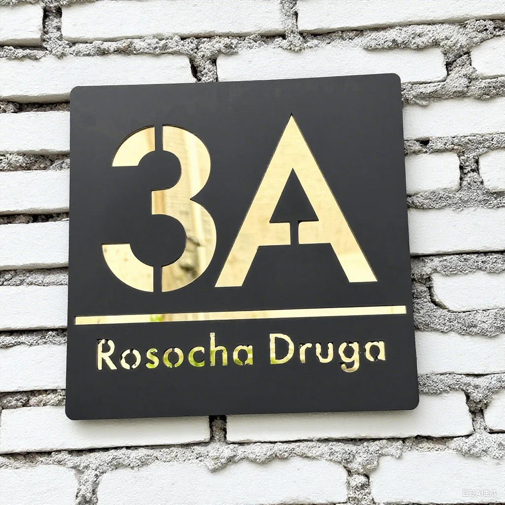 

Custom House Sign 3D Laser Cut House Number Outdoor Acrylic Door sign For House Decor Personalized House Number Plate 15/20/30 i
