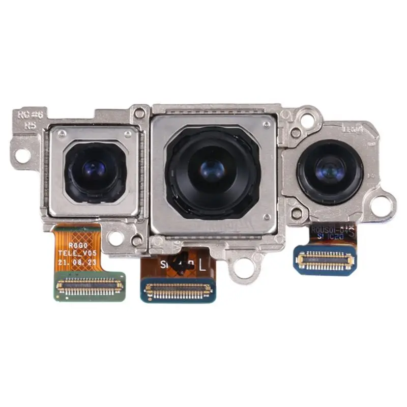 Hot-For Galaxy S22+ 5G SM-S906B Camera Set Telephoto + Wide + Rear Main Camera Parts Replacement