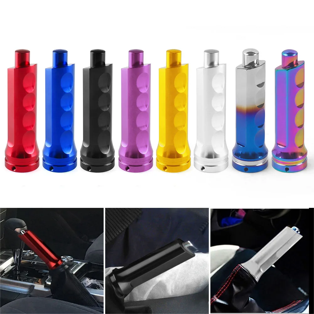 Auto Car Aluminum Hand Brake Sleeve Handbrake Handle Hand Protector Cover 1PCS