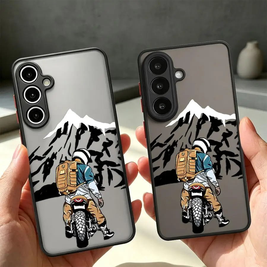 Phone Cover Case for Samsung Galaxy A16 A15 A14 A23 A73 A33 A35 A54 A53 A52S A72 A17 A52 A56 A55 A34 A36 Vintage Motorcycle