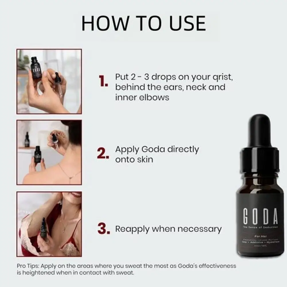 15 مللي عطر GODA فرمون جديد تمامًا زهرة طويلة الأمد مع وردة الياسمين عطر مثير للأزواج رائحة المواعدة