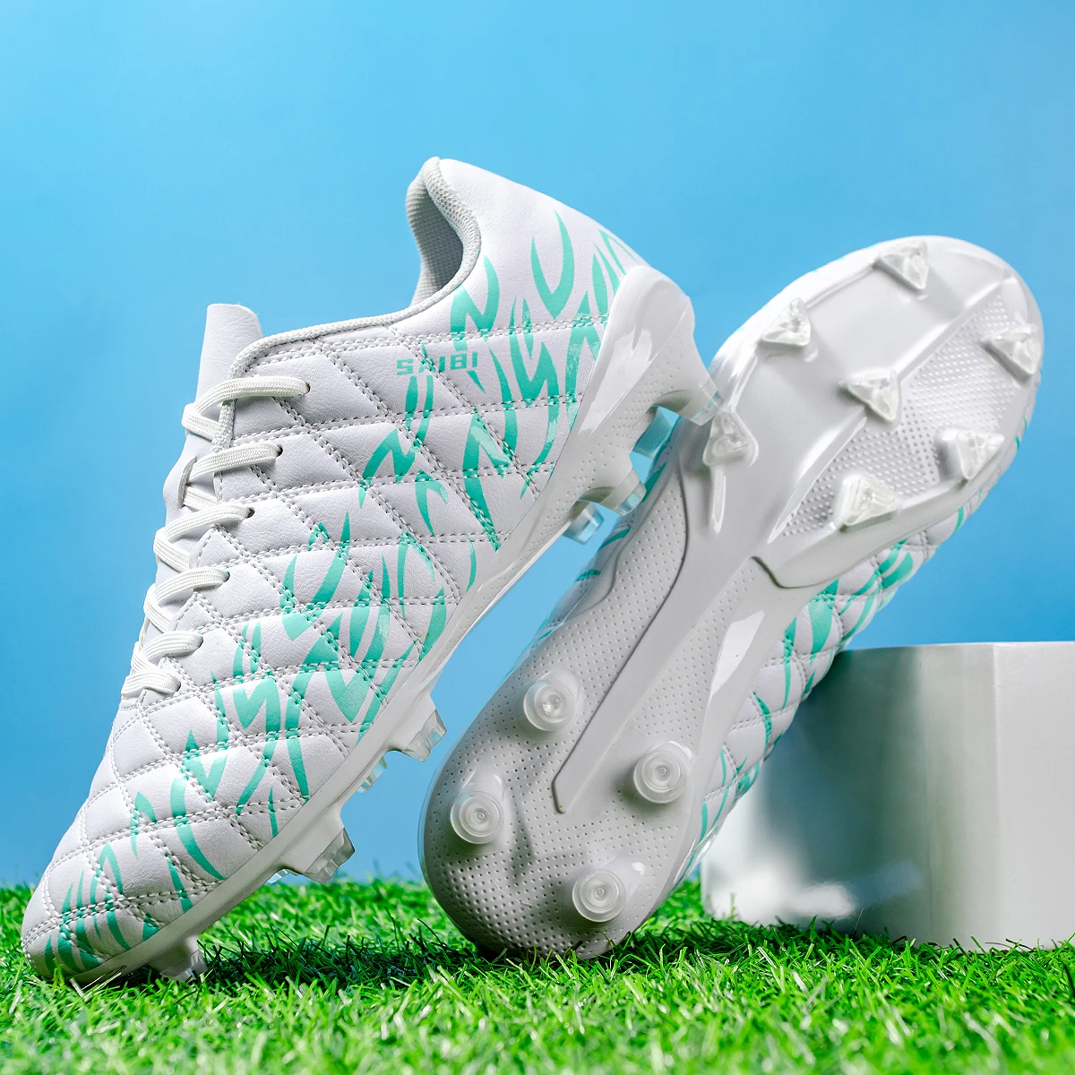 

Популярные футбольные бутсы TF&FG/AG в стиле унисекс, профессиональные тренировочные кроссовки для соревнований, дышащие и нескользящие всесезонные кроссовки