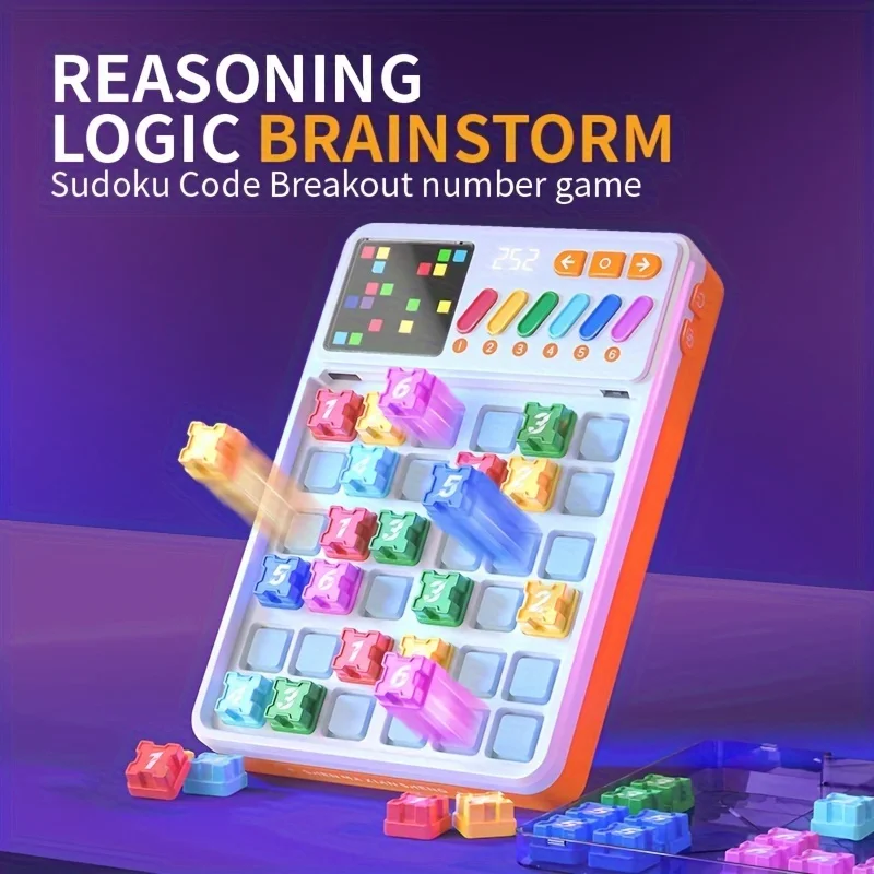 New Sudoku Puzzle Learning Machine, Children's Logical Thinking Training Early Education Machine, 6-14 Year Old Puzzle Toy