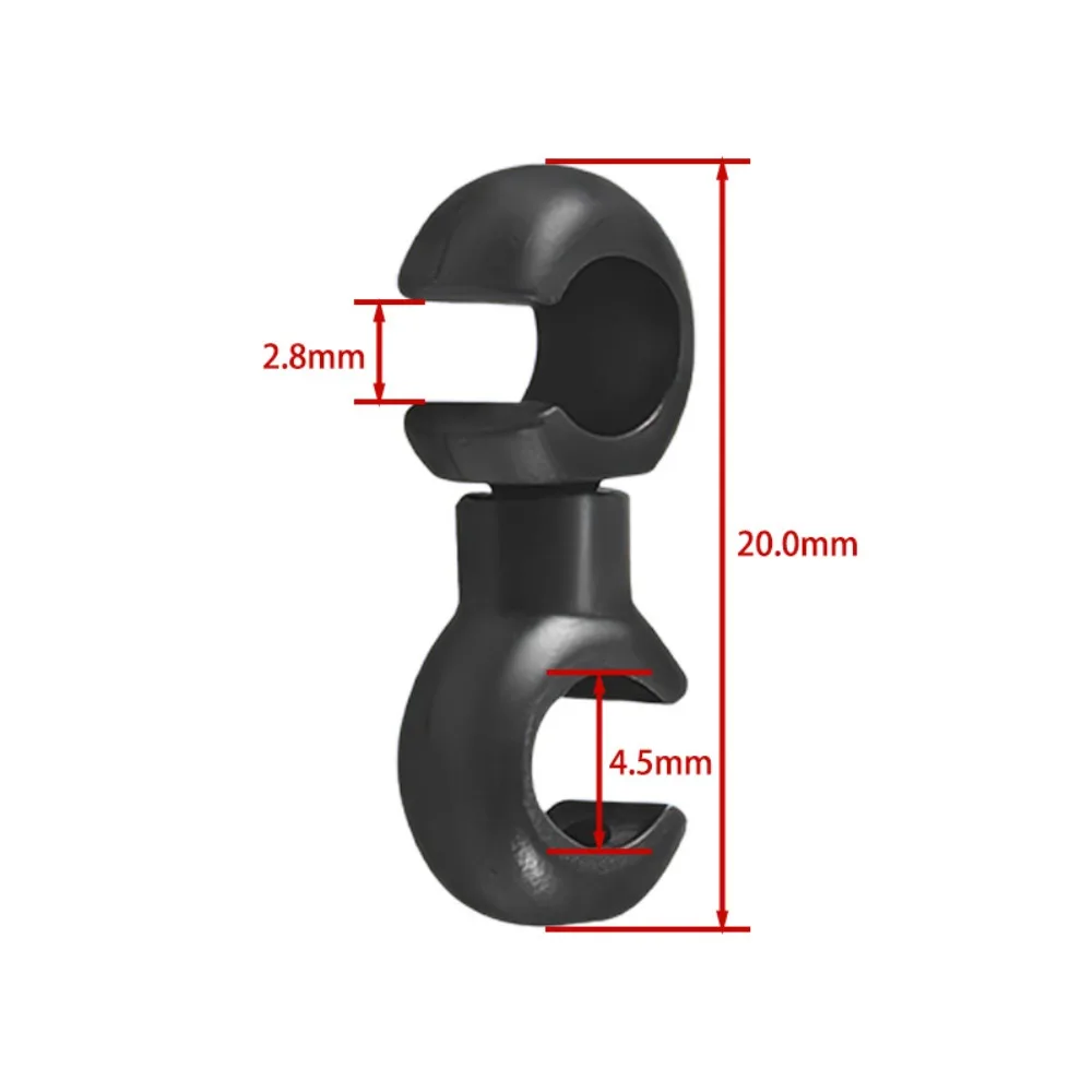 

1 шт., стильная пряжка для трубки кабеля, пластиковая вращающаяся на 360 градусов пряжка для горного велосипеда, кабель переключения передач, пряжка для тормозной магистрали, аксессуары