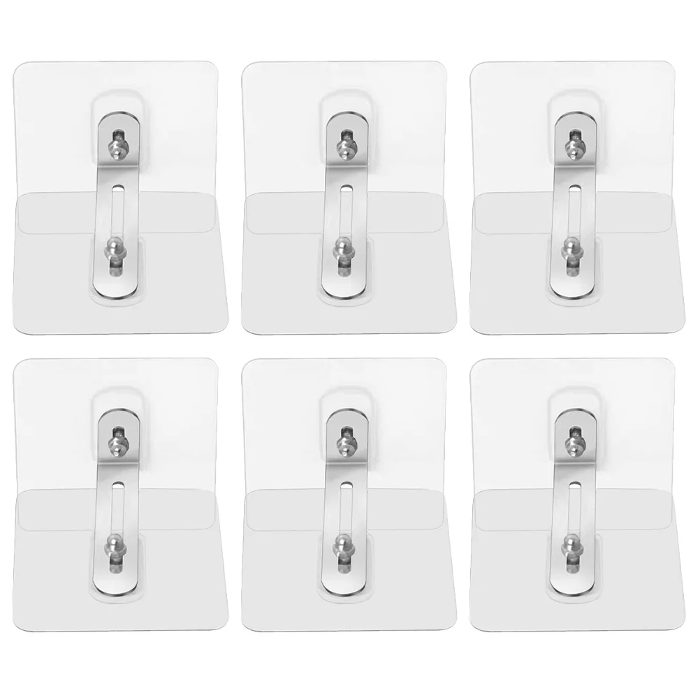 6 قطعة مرساة جدار الأثاث لاصق لا الحفر مكافحة تلميح الأشرطة الطفل التدقيق خزانة الكتب سلامة المراسي الآمنة #5