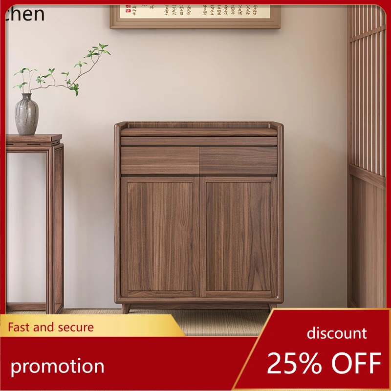 

YFY Black Walnut Home Altar Table Nordic Living Room Incense Table Modern New Style God of Wealth Altar Offering Table Cabinet