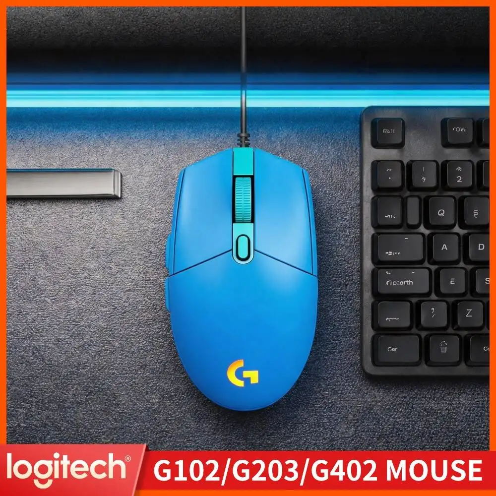 Logitech G203 Prodigy RGB Wired Gaming Mouse Light 85G Body Six Programmable Buttons Suitable For Mac Windows Laptop