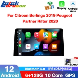 Carplay Android Auto Navigation Audio For Citroen Berlingo 2019 Peugeot Partner Rifter 2020 For Opel Combo Car Stereo Radio WiFi