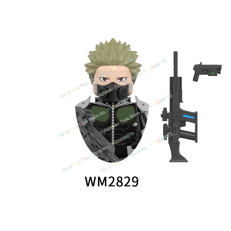 Hot Anime Accessories Bricks Collection Educational Halloween Building Blocks Christmas Gift Toys For Children