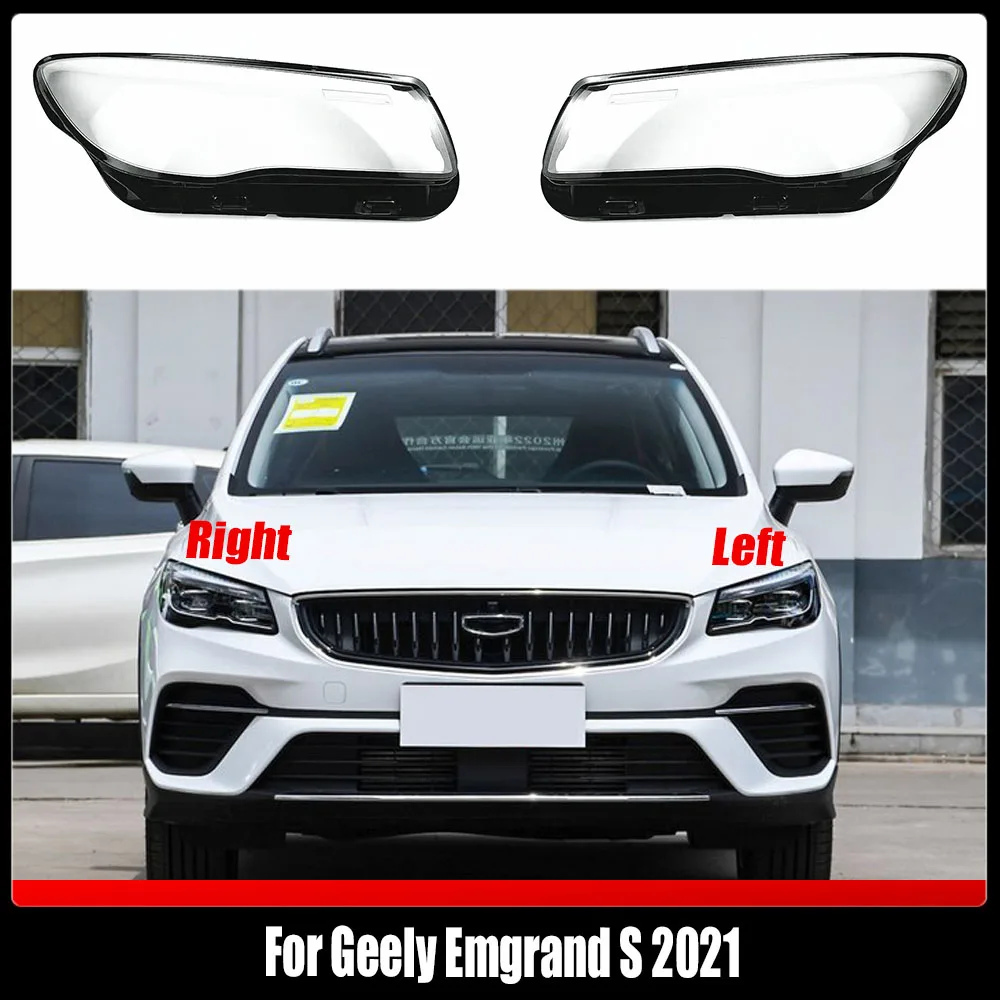 

Front Headlight Cover Transparent Shade Lamp Headlamp Shell Plexiglass Replace Original Lampshade For Geely Emgrand S 2021