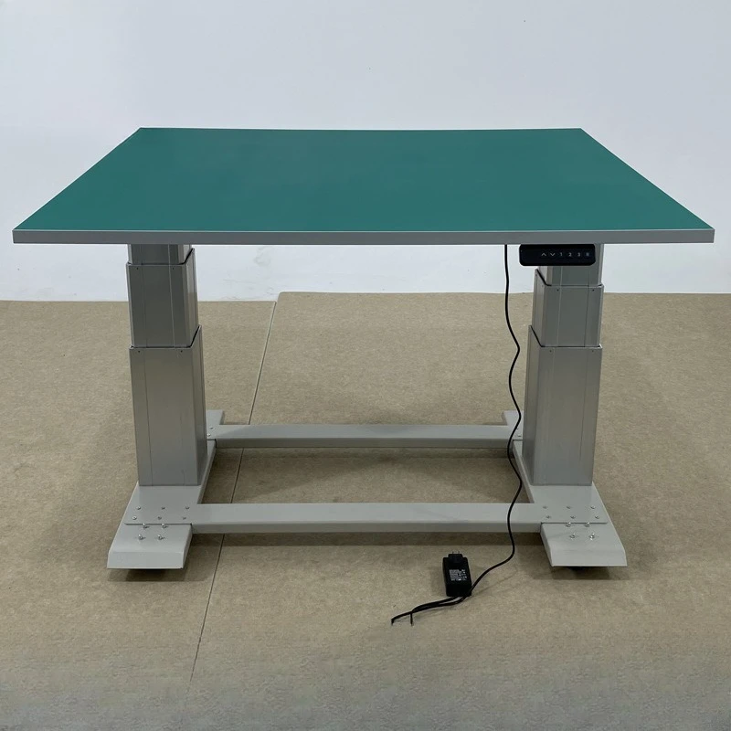 Electric movable lifting table Industrial medical antistatic adjustable height table