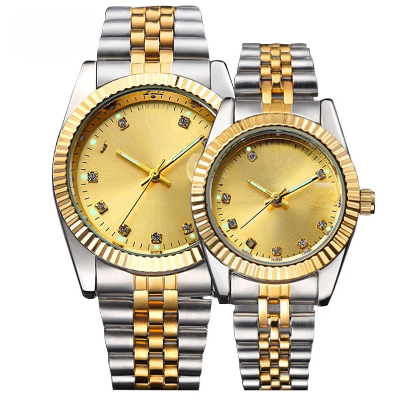 Walishi reloj de pareja para mujer, reloj dorado resistente al agua, venta directa de fábrica, reloj de estudiante para hombre y mujer