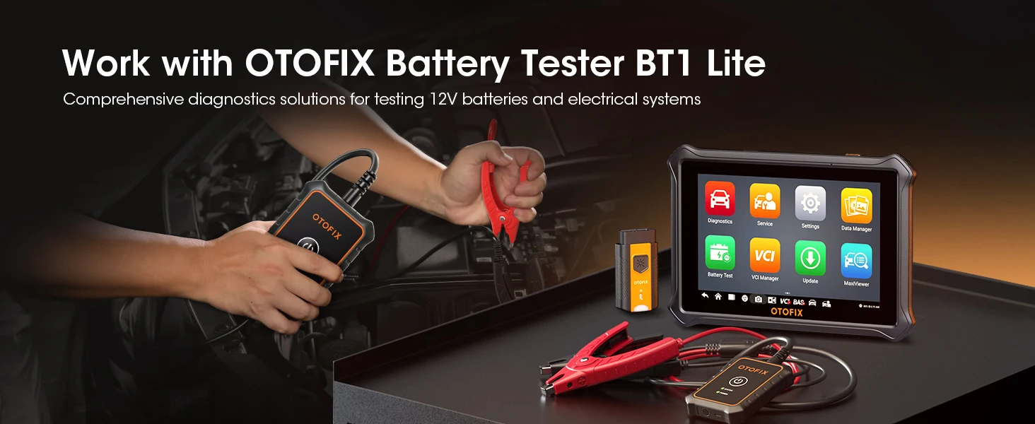 OTOFIX D1 LITE OBD2 Scanner Car Diagnostic Tool Bluetooth Wireless Bi-Directional Control OBD Automotive Scan Tool Active Test