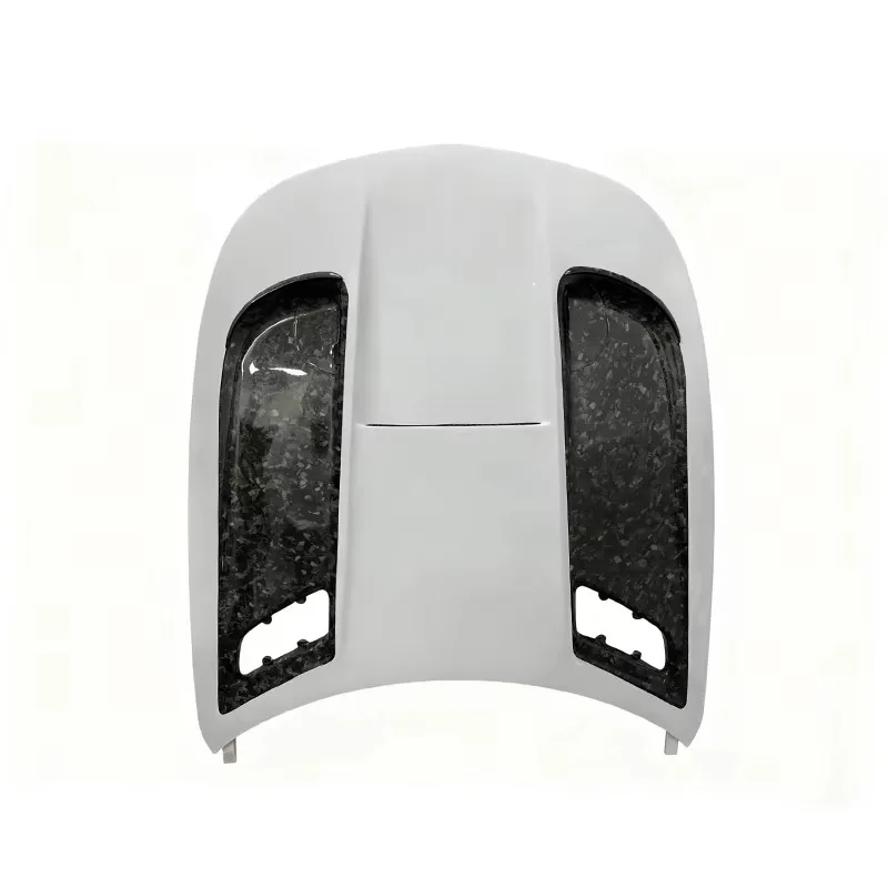 Black Series Style Forged Carbon Fiber Auto Parts Bonnet Hood for GT GTC GTS 2015-2018 Carbon Hood