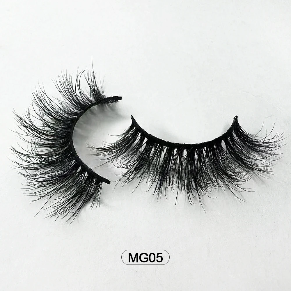 Dropshipping Wholesale Natural Wispy Individual Fluffy 3d Mink False Lashes Makeup Fake Eyelashes Make-up For Women