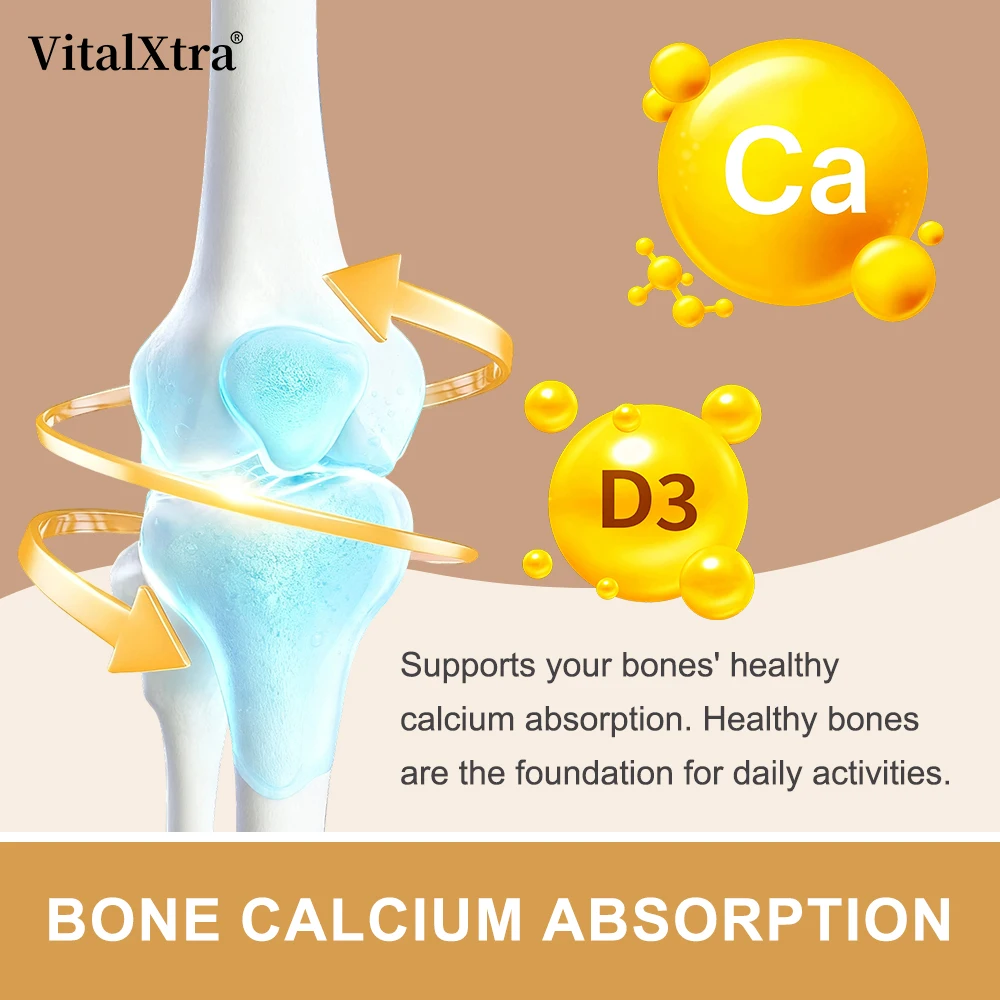 علكات نمو الارتفاع - مع أشواغاندا والكالسيوم، تدعم نمو العظام وتنمية الأطفال والمراهقين والشباب #3